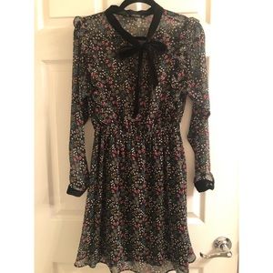 Zara floral print dress